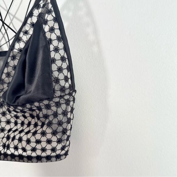 NWT Victorias Secret Lingerie Starburst Longline Unlined Triangle Bralette Small - Picture 9 of 9